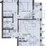 Тристаен апартамент в София, Люлин 5 - 99 кв.м за 1283 €/кв.м - Снимка #1