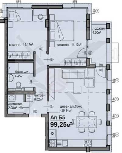 Тристаен апартамент в София, Люлин 5 - 99 кв.м за 1283 €/кв.м - Снимка #1