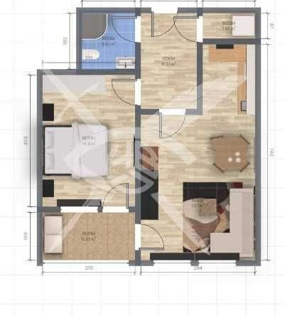 Двустаен апартамент в Бургас, Изгрев - 66 кв.м за 1152 €/кв.м - Снимка #1