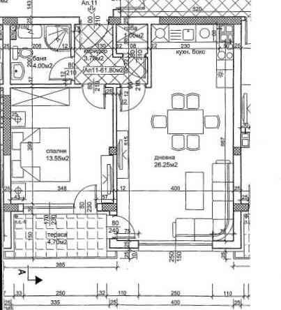 Двустаен апартамент в Асеновград - 69 кв.м за 801 €/кв.м - Снимка #1