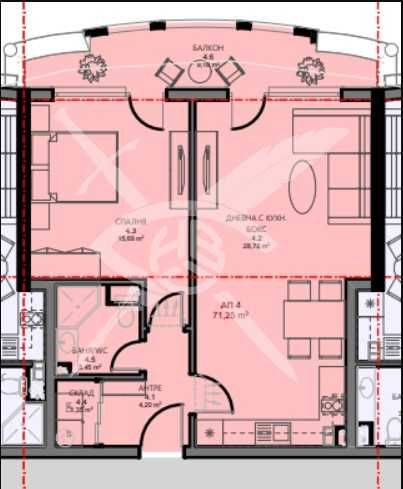 Двустаен апартамент в Поморие - 71 кв.м за 2189 €/кв.м - Снимка #1