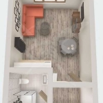 Едностаен апартамент в Пловдив, Южен - 36 кв.м за 1112 €/кв.м - Снимка #1