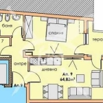 Дава се под наем Двустаен апартамент в Пловдив, Център - 64 кв.м за 87298.74 € - Снимка #1