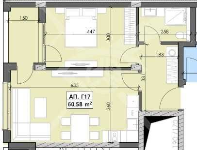 Двустаен апартамент в Пловдив, Кършияка - 74 кв.м за 615 €/кв.м - Снимка #1