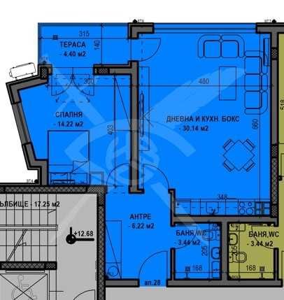 Двустаен апартамент в Пловдив, Остромила - 80 кв.м за 470 €/кв.м - Снимка #1