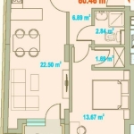 Двустаен апартамент в София, Зона Б-19 - 83 кв.м за 1324 €/кв.м - Снимка #1