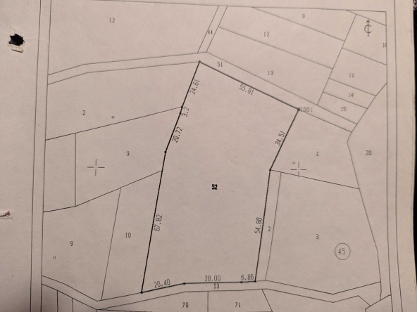 Парцел в с. Табан, Област София-област - 1253 кв.м за 40 €/кв.м - Снимка #1