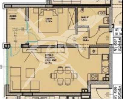 Двустаен апартамент в Бургас, Славейков - 69 кв.м за 1001 €/кв.м - Снимка #1