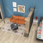 Едностаен апартамент в Асеновград - 30 кв.м за 1134 €/кв.м - Снимка #1