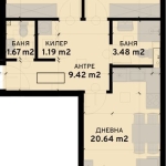 Тристаен апартамент в София, Овча купел 2 - 93 кв.м за 1830 €/кв.м - Снимка #1