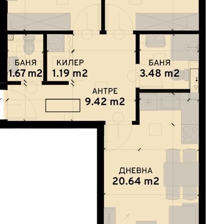 Тристаен апартамент в София, Овча купел 2 - 93 кв.м за 1830 €/кв.м - Снимка #1