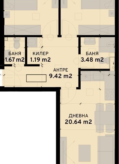 Тристаен апартамент в София, Овча купел 2 - 93 кв.м за 1830 €/кв.м - Снимка #1