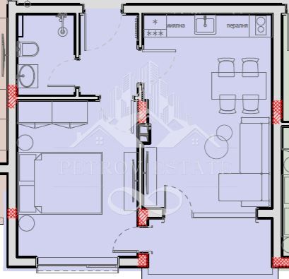 Двустаен апартамент в Велинград - 47 кв.м за 900 €/кв.м - Снимка #1