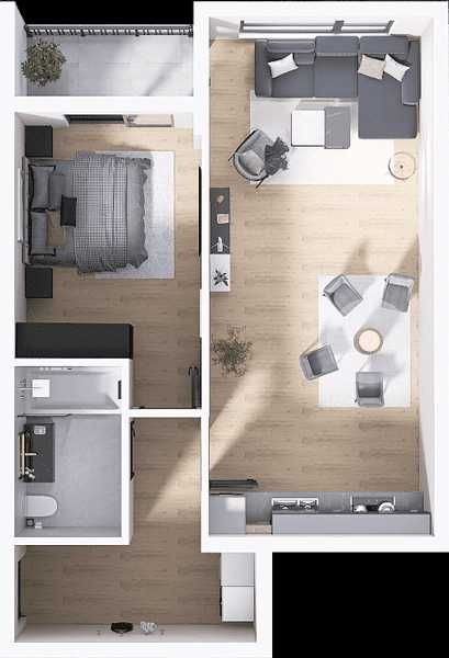 Двустаен апартамент в Пловдив, Христо Смирненски - 74 кв.м за 1358 €/кв.м - Снимка #1