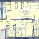 Тристаен апартамент в Асеновград - 76 кв.м за 767 €/кв.м - Снимка #1