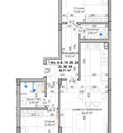 Тристаен апартамент в Пловдив, Кючук Париж - 103 кв.м за 741 €/кв.м - Снимка #1