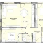 Двустаен апартамент в Пловдив, Остромила - 73 кв.м за 554 €/кв.м - Снимка #1