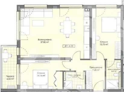 Двустаен апартамент в Пловдив, Остромила - 73 кв.м за 554 €/кв.м - Снимка #1