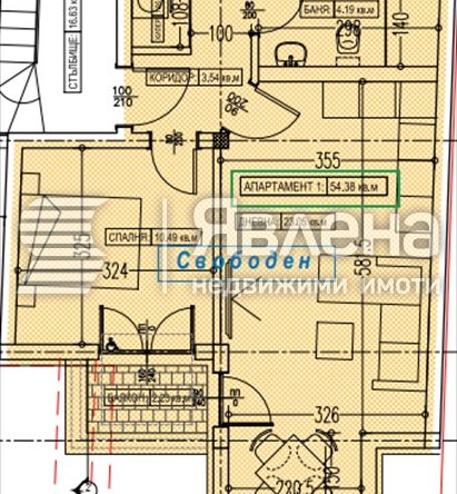 Двустаен апартамент в Варна, Колхозен пазар - 70 кв.м за 1185 €/кв.м - Снимка #1