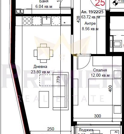 Двустаен апартамент в Варна, Гръцка махала - 75 кв.м за 1228 €/кв.м - Снимка #1