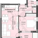 Двустаен апартамент в София, Кръстова вада - 68 кв.м за 1737 €/кв.м - Снимка #1