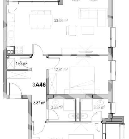 Тристаен апартамент в Пловдив, Христо Смирненски - 120 кв.м за 1752 €/кв.м - Снимка #1