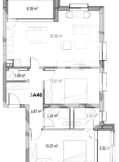 Тристаен апартамент в Пловдив, Христо Смирненски - 120 кв.м за 1752 €/кв.м - Снимка #1