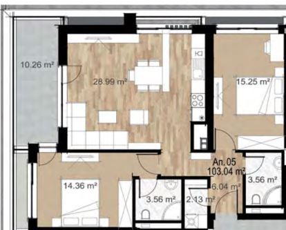 Тристаен апартамент в София, Зона Б-5 - 125 кв.м за 1000 €/кв.м - Снимка #1