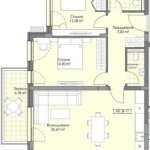 Тристаен апартамент в Пловдив, Остромила - 115 кв.м за 1128 €/кв.м - Снимка #1