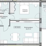 Двустаен апартамент в Пловдив, Остромила - 62 кв.м за 1474 €/кв.м - Снимка #1