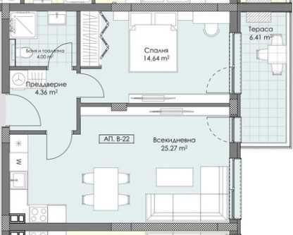 Двустаен апартамент в Пловдив, Остромила - 62 кв.м за 1474 €/кв.м - Снимка #1