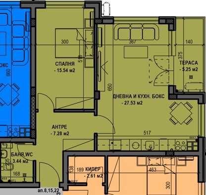 Двустаен апартамент в Пловдив, Остромила - 80 кв.м за 867 €/кв.м - Снимка #1
