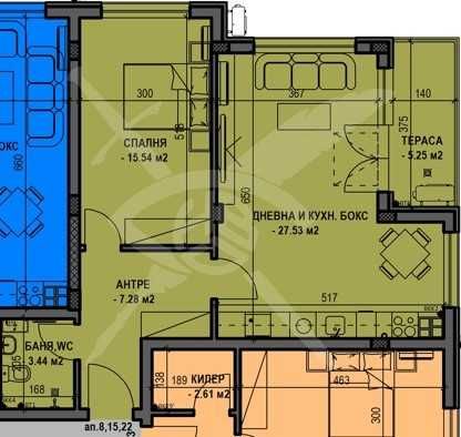 Двустаен апартамент в Пловдив, Остромила - 80 кв.м за 920 €/кв.м - Снимка #1