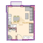 Едностаен апартамент в Варна, Владислав Варненчик - 42 кв.м за 690 €/кв.м - Снимка #1