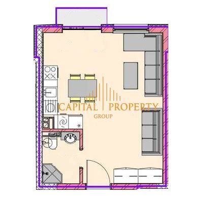 Едностаен апартамент в Варна, Владислав Варненчик - 42 кв.м за 690 €/кв.м - Снимка #1