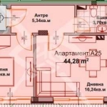 Двустаен апартамент в Айтос - 54 кв.м за 534 €/кв.м - Снимка #1