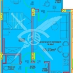 Двустаен апартамент в Бургас, Меден рудник - зона А - 60 кв.м за 883 €/кв.м - Снимка #1