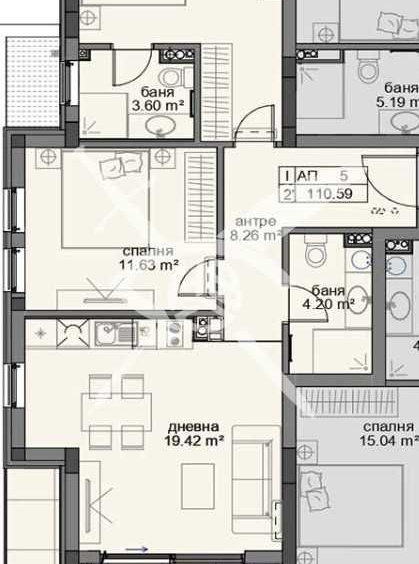 Тристаен апартамент в с. Равда, Област Бургас - 111 кв.м за 1296 €/кв.м - Снимка #1