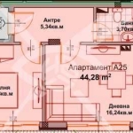 Двустаен апартамент в Айтос - 44 кв.м за 528 €/кв.м - Снимка #1