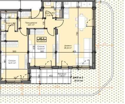 Тристаен апартамент в Пловдив, Тракия - 152 кв.м за 890 €/кв.м - Снимка #1