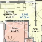 Двустаен апартамент в Китен - 67 кв.м за 673 €/кв.м - Снимка #1