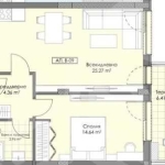 Двустаен апартамент в Пловдив, Остромила - 73 кв.м за 552 €/кв.м - Снимка #1