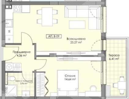 Двустаен апартамент в Пловдив, Остромила - 73 кв.м за 552 €/кв.м - Снимка #1