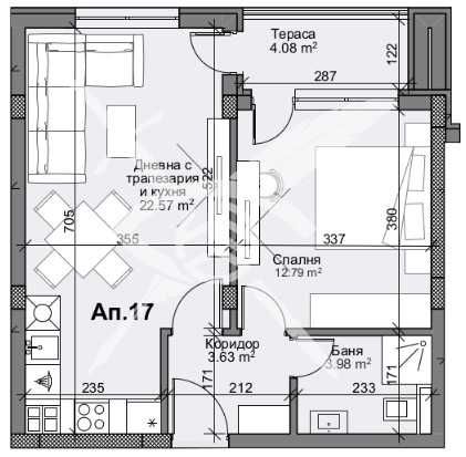 Двустаен апартамент в Пловдив, Кършияка - 67 кв.м за 1901 €/кв.м - Снимка #1