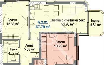 Двустаен апартамент в Китен - 67 кв.м за 1283 €/кв.м - Снимка #1