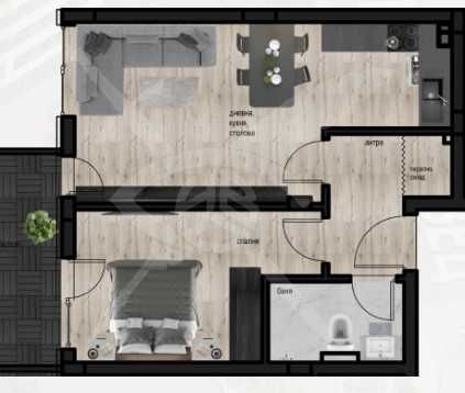 Двустаен апартамент в Пловдив, Кючук Париж - 69 кв.м за 616 €/кв.м - Снимка #1