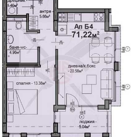 Двустаен апартамент в София, Люлин 5 - 71 кв.м за 1285 €/кв.м - Снимка #1