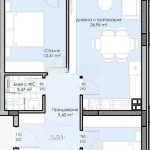 Тристаен апартамент в Пловдив, Гагарин - 103 кв.м за 488 €/кв.м - Снимка #1