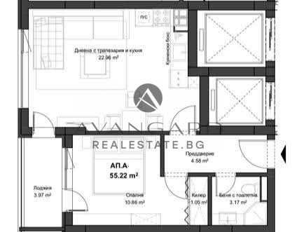 Двустаен апартамент в Пловдив, Кючук Париж - 65 кв.м за 1178 €/кв.м - Снимка #1