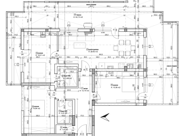 Четиристаен апартамент в София, Дървеница - 196 кв.м за 2273 €/кв.м - Снимка #1